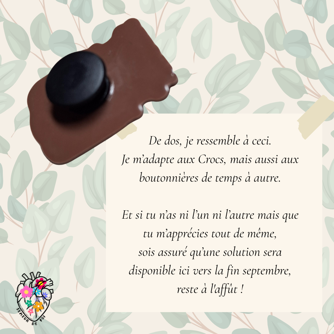 Pins chrétiens pour Crocs – Lot de 3 designs uniques