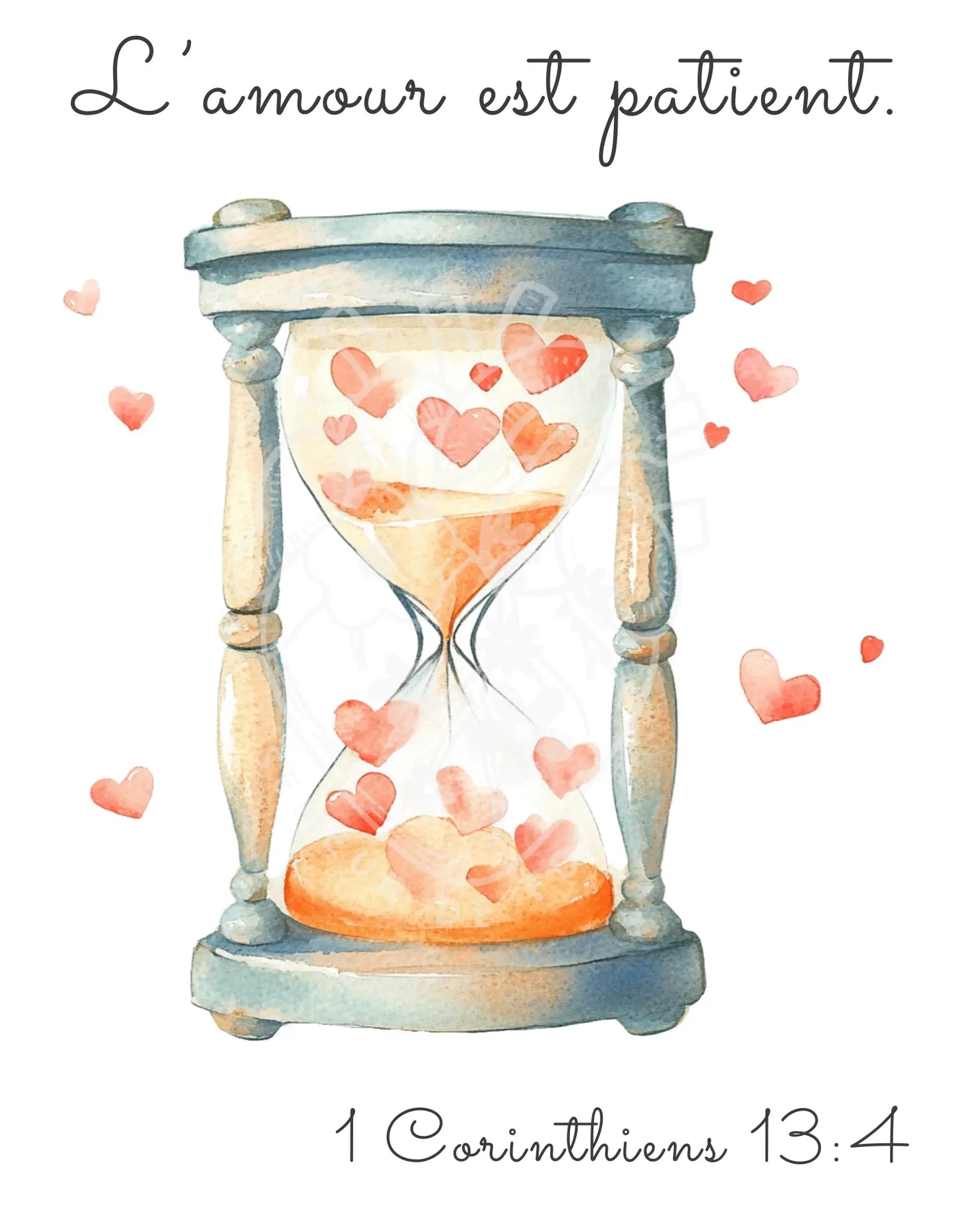 T-shirt chrétien « L'amour est patient » — 1 Corinthiens 13:4 | Semeur de Foi Semeur de foi