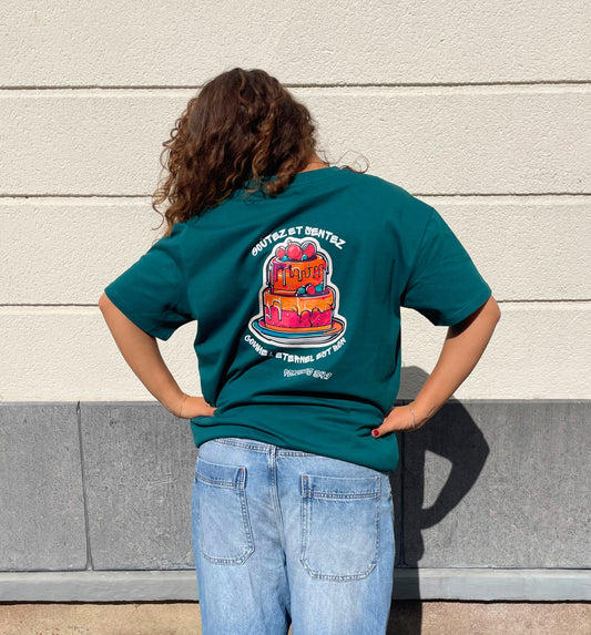 T-shirt chrétien oversize – Psaumes 34:9 “Goûtez et voyez”