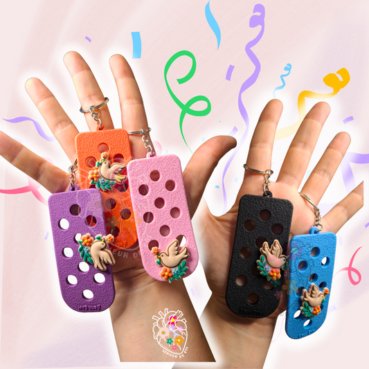 Porte-clés coloré – Accessoire original et pratique