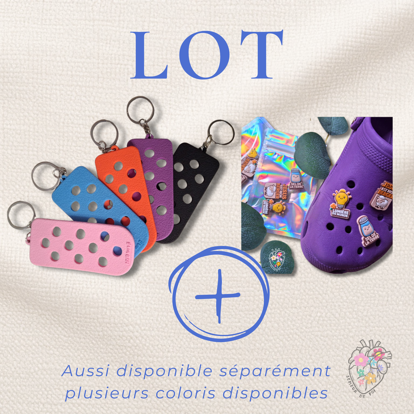 Lot porte-clef et 3 pins exclusif