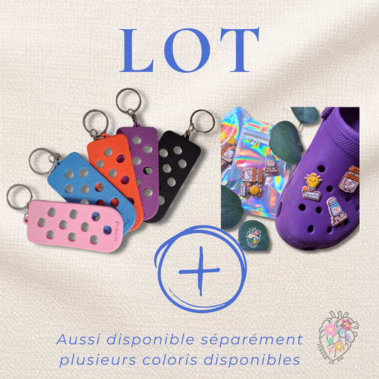 Lot porte-clef et 3 pins exclusif