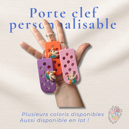 Porte-clés coloré – Accessoire original et pratique