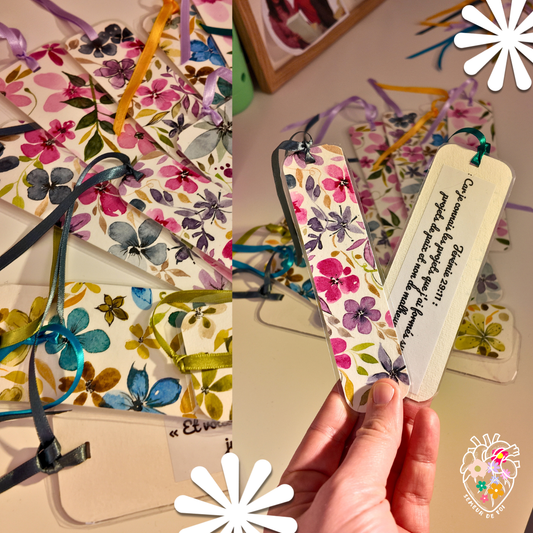 Un marque-pages aquarelle faits main [ don de 10€]