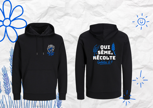 Sweat-shirt coton bio chrétien mixte - Galates 6:7