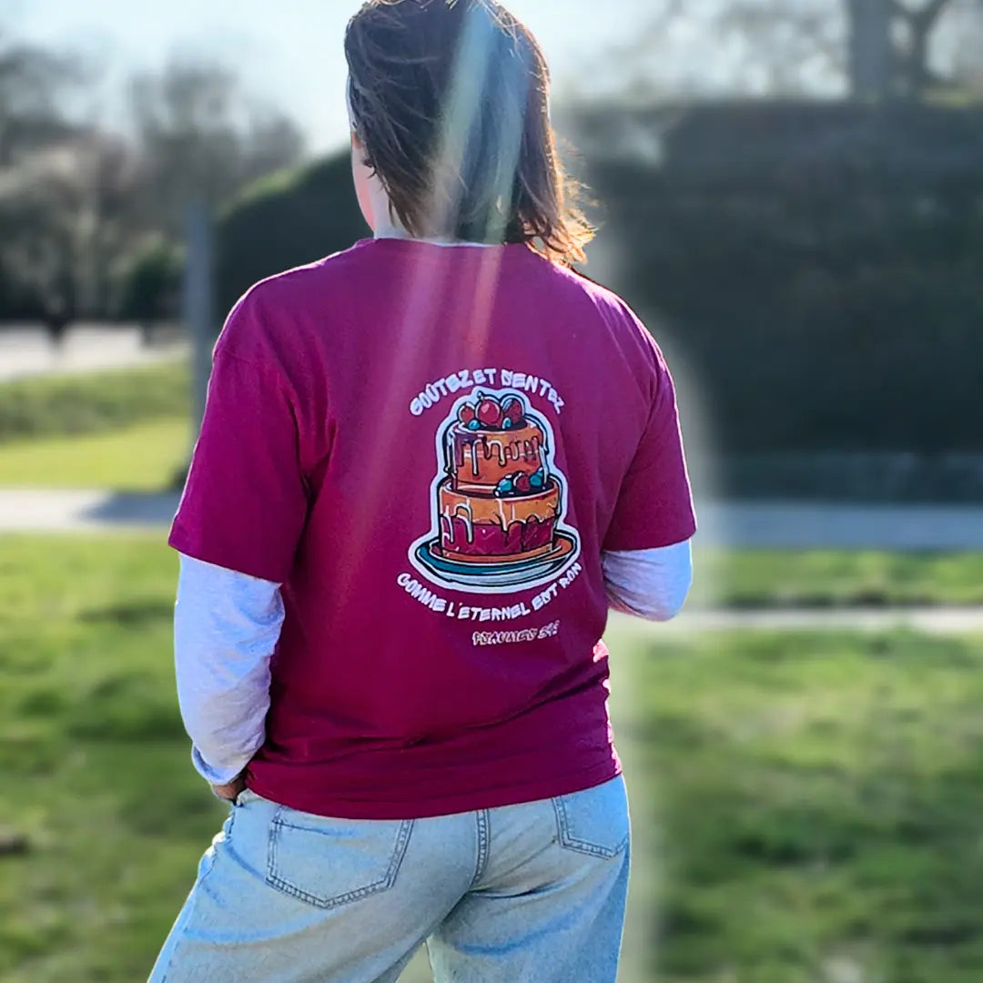 T-shirt chrétien oversize – Psaumes 34:9 “Goûtez et voyez” Semeur de foi