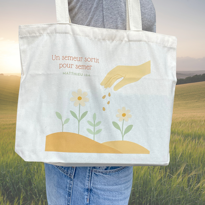 Tote bag : un semeur sortit pour semer ! Semeur de foi