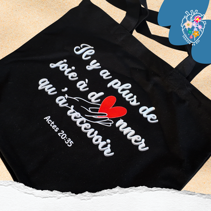 Lot de 3 Tote Bags Chrétiens en Toile — Collection Versets et Inspirations
